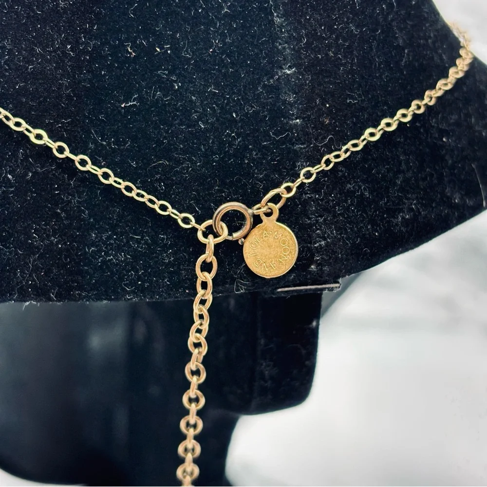 Elegant Gold Necklace with Initial and Pearl